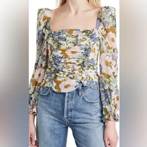 ASTR The Label‎ Tonina Floral Crop Top - M